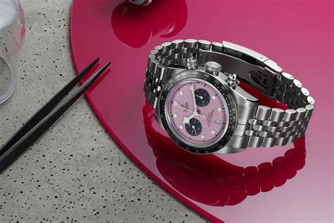 tudor chrono pink|tudor pink for sale.